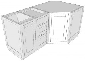 A Standard Base Box Used to Create a Diagonal End Box